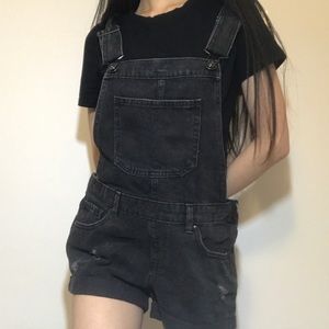 DENIM CO | BLACK OVERALLS